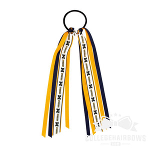 Michigan Logo Print Streamer Pony