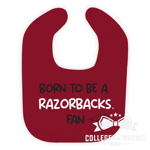 Arkansas Print Design Toddler Bib